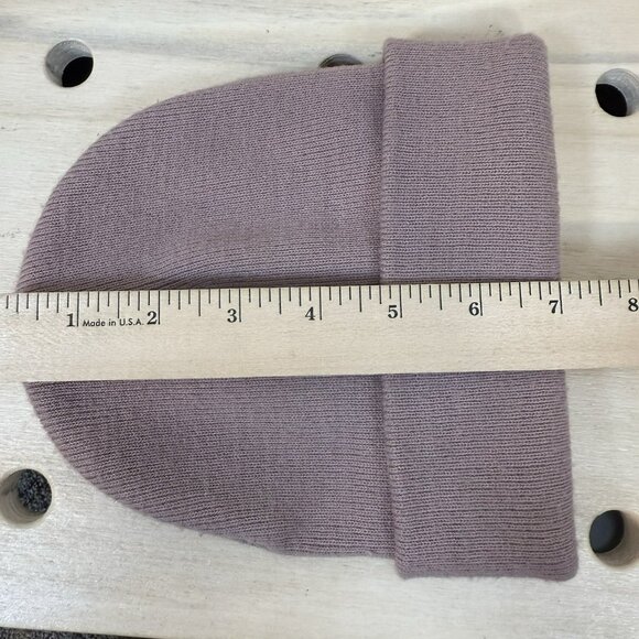 Herschel Elmer Beanie in Mauve Rose One Size OS Ribbed - Picture 5 of 5